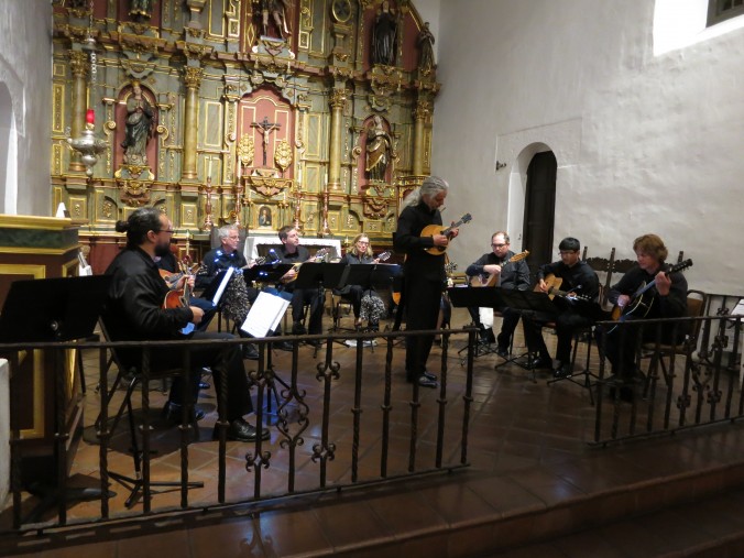 SFMO performing at Mission Dolores Chapel in San Francisco, Spring 2015.