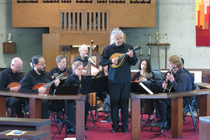 SFMO performing at All Saints Episcopal Church in Palo Alto, Spring 2015.